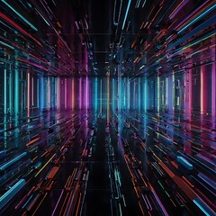 Dynamic modern technology animation background, background of cyber cyberspace technology web futuristic background, worldwide technology concept