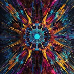 Dynamic modern technology animation background, background of cyber cyberspace technology web futuristic background, worldwide technology concept