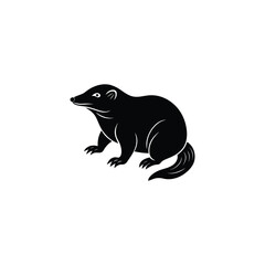 Wall Mural - black and white mole