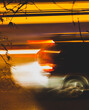 © S_E - night blurry city car traffic