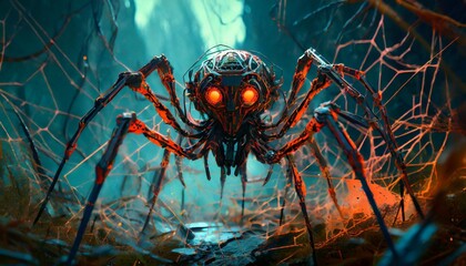 spider on the web