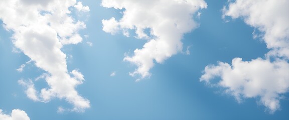 Canvas Print - a beautiful blue expanse beneath gentle sunshine