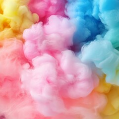 Poster - Abstract colorful fluffy background.