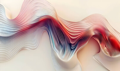 abstract 3d render detail waves and sparkle background