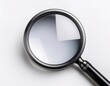 © Studio 100 - magnifying glass isolated on white background. Generated image