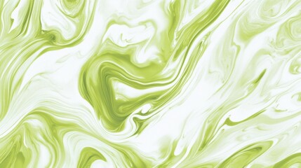 Wall Mural - Abstract Green and White Marble Texture Background