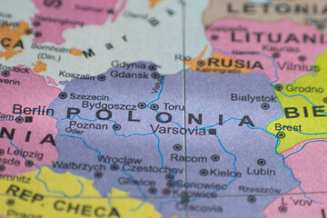 map of poland