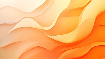 Poster - Clean and bright light orange backdrop with bent lines creating a smooth gradient effect. Great for contemporary ads, posters, and banners.