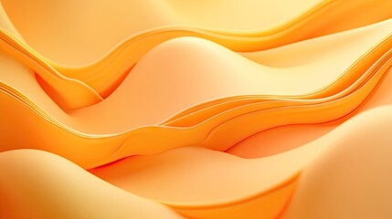 Poster - Clean and bright light orange backdrop with bent lines creating a smooth gradient effect. Great for contemporary ads, posters, and banners.