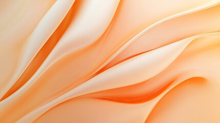 Poster - Clean and bright light orange backdrop with bent lines creating a smooth gradient effect. Great for contemporary ads, posters, and banners.