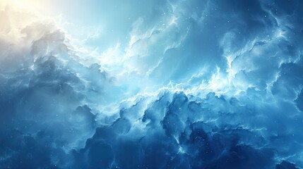 Wall Mural - Celestial Cloudscape