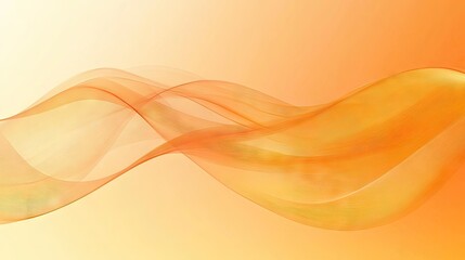 Poster - Sophisticated light orange vector backdrop featuring flowing bent lines and a smooth gradient. Ideal for professional ads, posters, and banner designs.