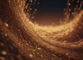 Poster - close up gold foil