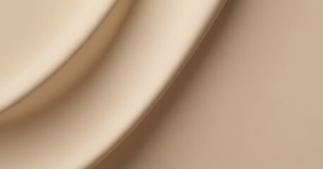 Poster - close up white wall with curved design