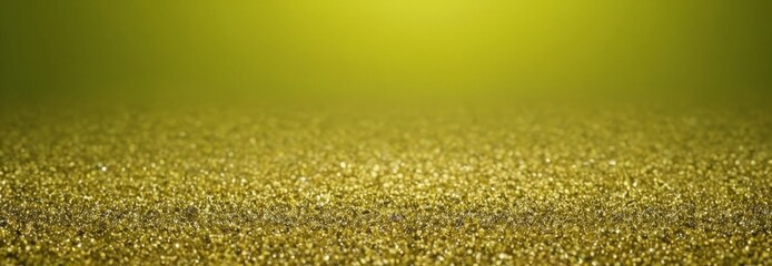 Wall Mural - gold glitter background with green