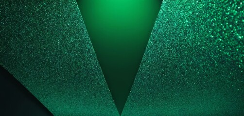 Aufkleber - green glitter background