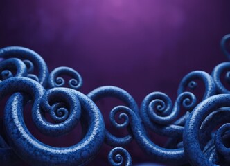 Poster - close up purple background with swirls