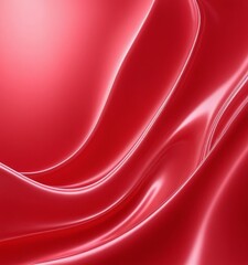 Poster - red silk fabric background