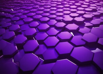 Fototapete - purple hexagon abstract background