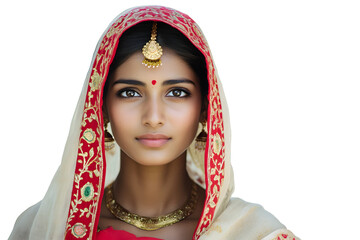 young beautiful indian woman standing together