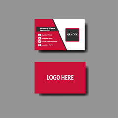 modern business card with simple and clean concept