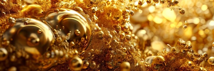 Poster - gold background