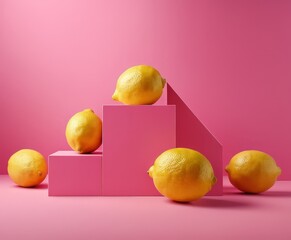 Aufkleber - pink background