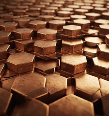 Aufkleber - lot hexagons