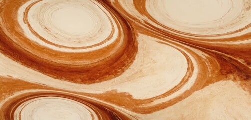 Aufkleber - close up coffee cup with swirl designs