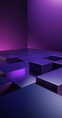 Aufkleber - purple room with light
