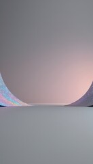 Poster - large, colorful object with long tail