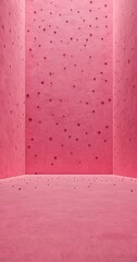 Aufkleber - pink room with holes in the ceiling