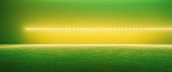 Aufkleber - green and yellow room with spotlights