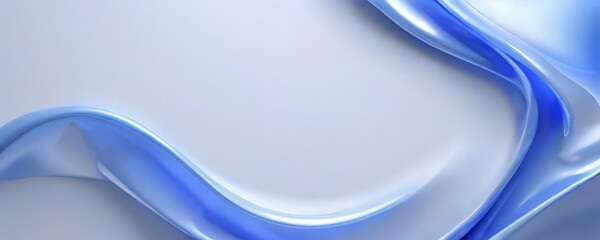 Aufkleber - abstract blue background with smooth lines