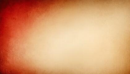 Poster - red and beige background with white border