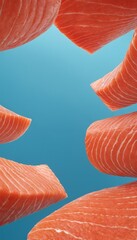 Aufkleber - bunch salmon