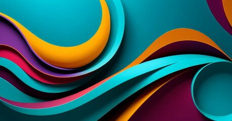 Poster - colorful abstract background with variety colors