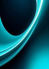 Aufkleber - black and blue background with curved curve