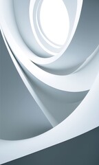 Aufkleber - white and black abstract background with circular shape