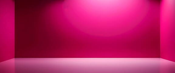 Poster - empty pink room vector