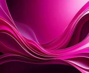 Leinwandbilder - pink background with curved wave