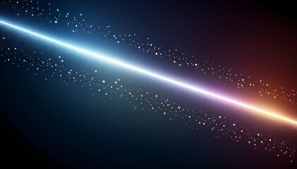 Aufkleber - comet with bright light coming from it