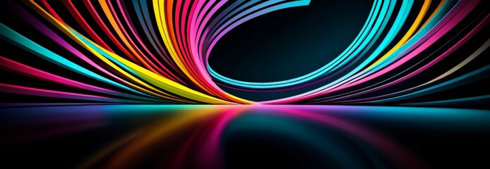 Leinwandbilder - colorful swirl background