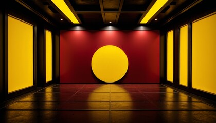 Poster - red wall