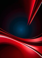 Poster - red and black abstract background