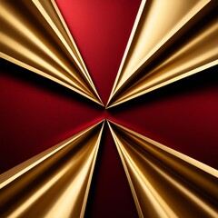Poster - red and gold background with star