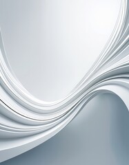 Poster - abstract background with white and gray lines