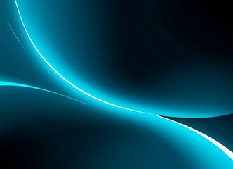 Leinwandbilder - black and blue abstract background with curved curve