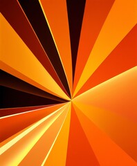 Leinwandbilder - black and orange background with light