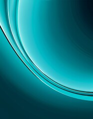 Poster - blue background with circular design